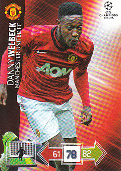 Danny Welbeck Manchester United 2012/13 Panini Adrenalyn XL CL #150